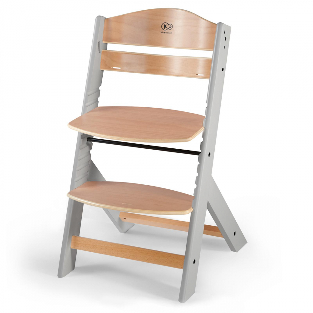 Scaun masa Kinderkraft Enock 3-in1 Wood Grey - imagine 5