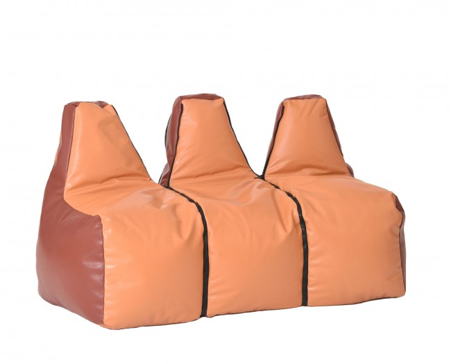 Fotoliu Copii Pufrelax Caramel, Ușor și Ergonomic - imagine 2