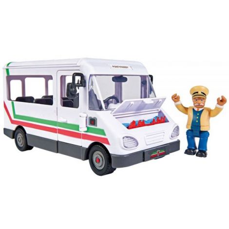 Autobuz Fireman Sam Trevor cu Figurina - Simba - imagine 4