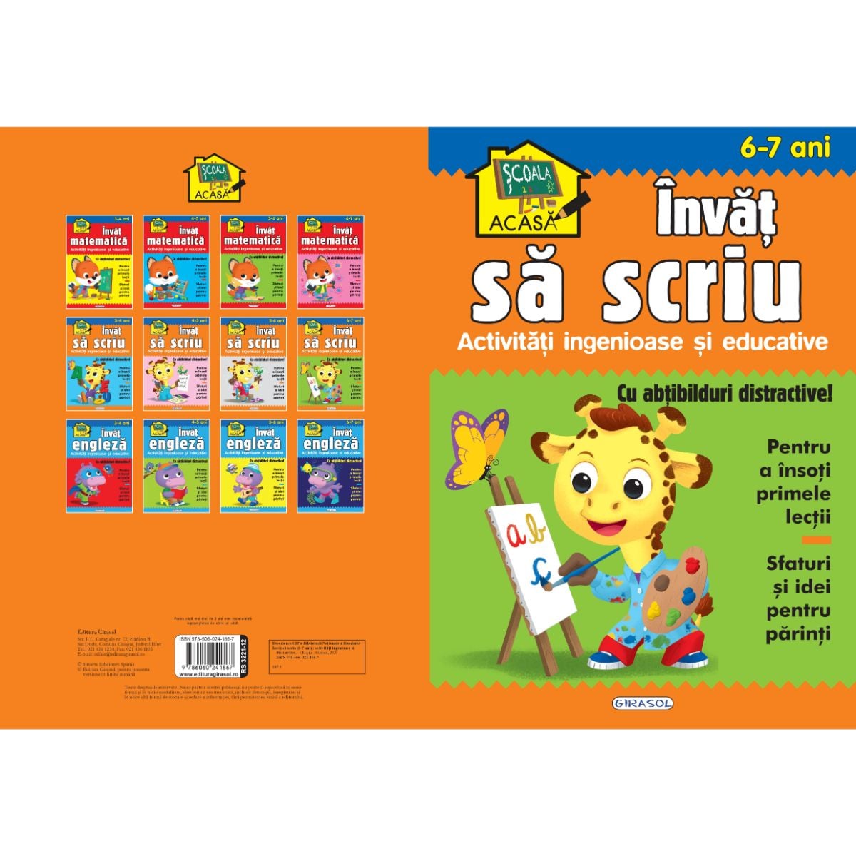 Girasol - Învăț să scriu, 6-7 ani
