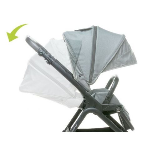 Carucior 4Baby EVERSO Reversibil Roti Cauciuc - imagine 17