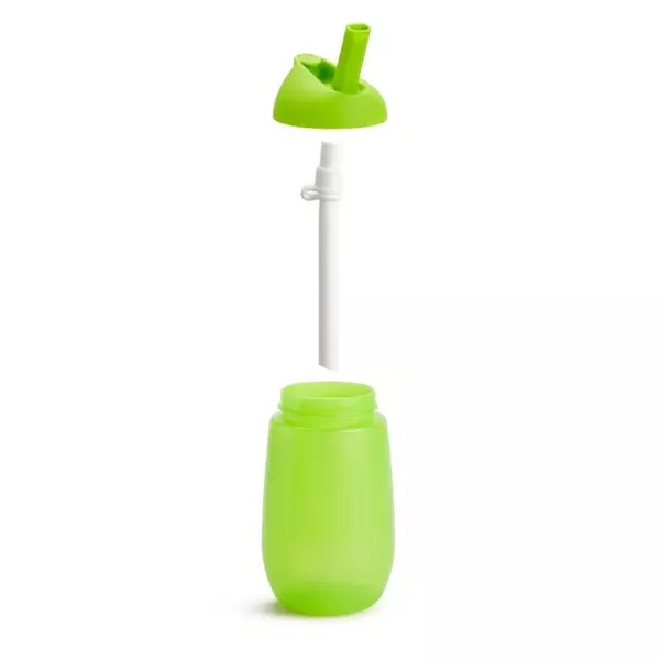 Cana Munchkin Simple Clean cu pai 296ml, Verde - imagine 2