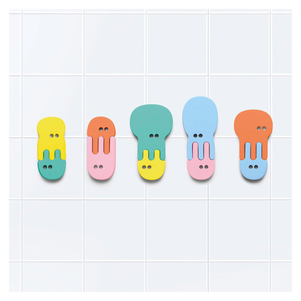 Puzzle Baie Meduze Quut Toys | Joc Educativ 10 Piese - imagine 4