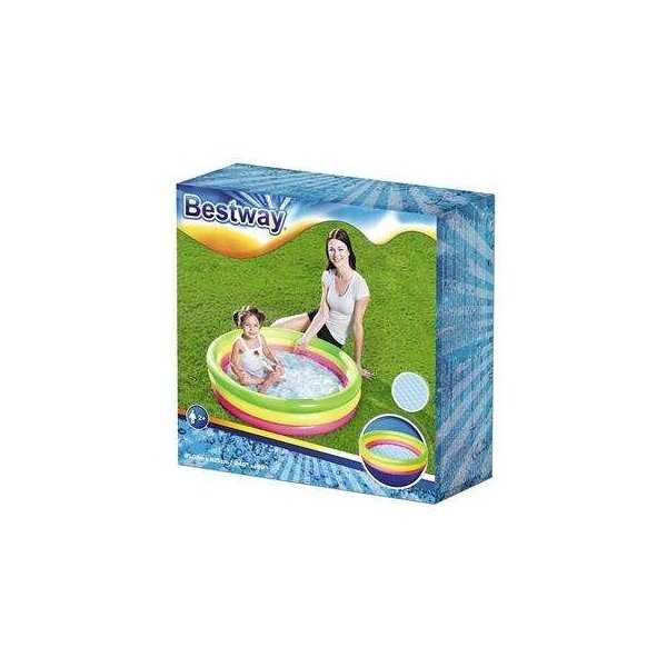 Piscina Gonflabila Bestway, 3 Inele, 102x25cm - imagine 4