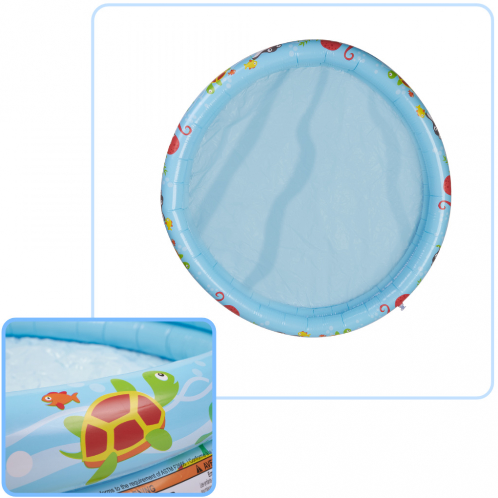 Set Piscina Bestway Marine Life 122 cm - imagine 4