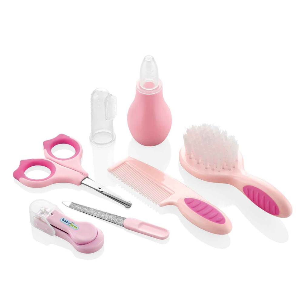 Set BabyJem Pink 7 Piese Îngrijire Copii - imagine 2