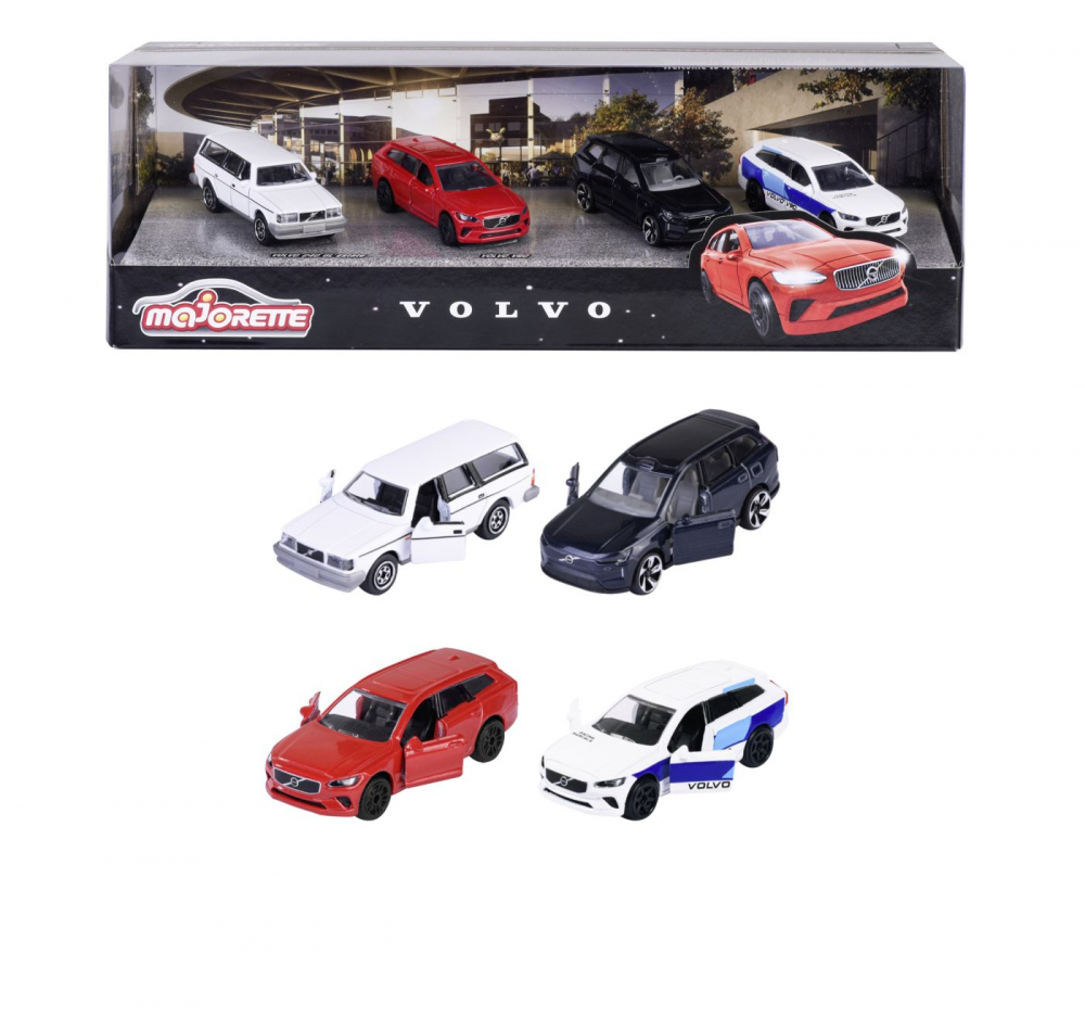 Set 4 Masinute Volvo V90 Majorette Premium 1:64