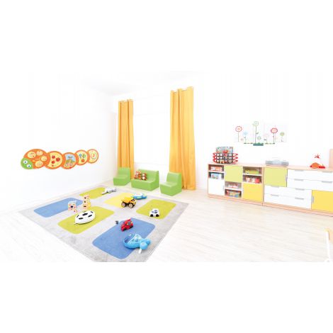 Covor Geometry Multicolor Moje Bambino 3x2m - imagine 2