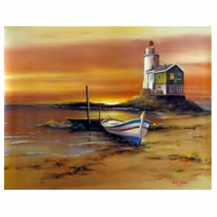 Tablou Goblen Diamante Farul Krista 50x40cm
