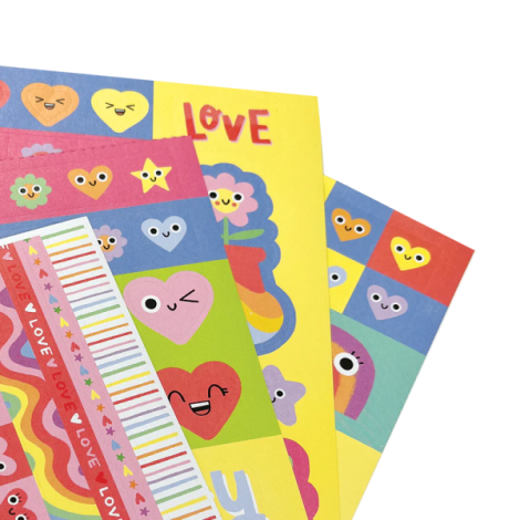 Abtibilduri Ooly Happy Hearts - 10 Pagini - imagine 3