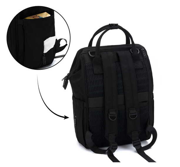 Fillikid Barcelona Black - Geanta practică pentru părinți - imagine 8