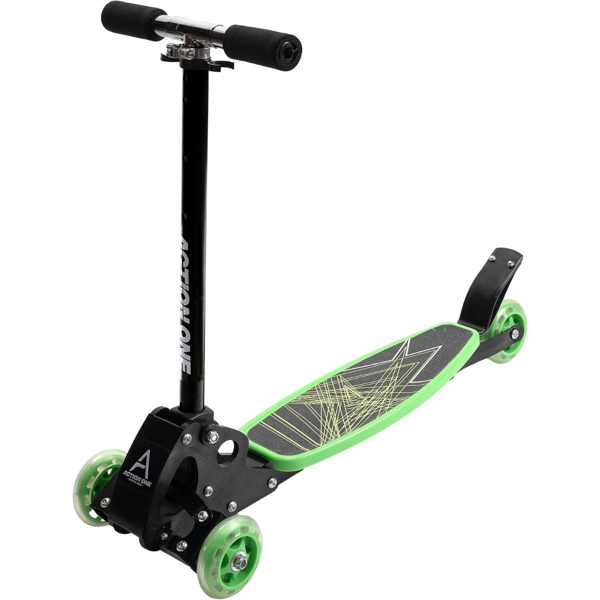 Action One Rookie Trotineta 4 Roti Verde