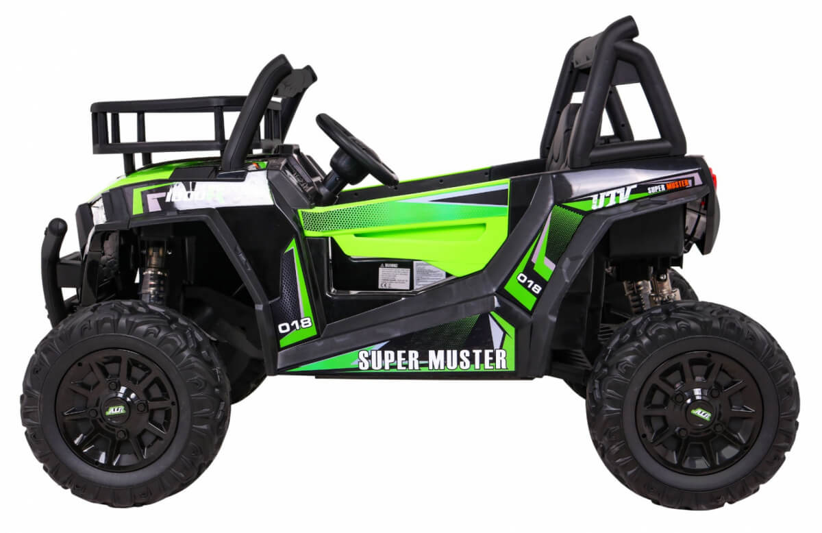 Buggy UTV 24V 2 Locuri 400W Verde Autokids - imagine 4