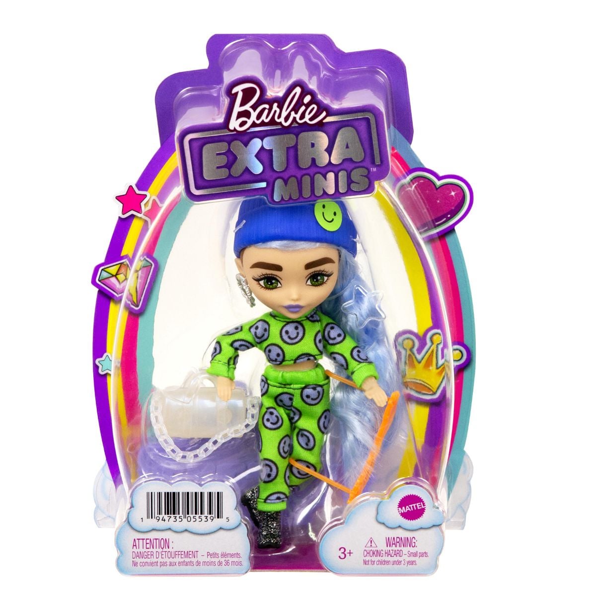 Păpușă Barbie Extra Minis HGP65 cu păr lung