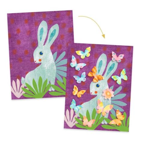 Joc Creativ Decorare Hartie Djeco 3-6 ani - imagine 4