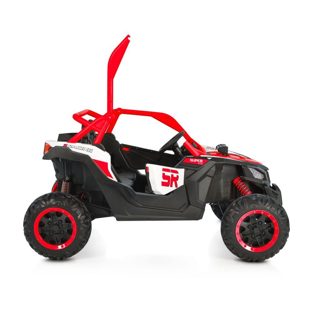 Moni Masinuta Electrica 4x4 Typhoon Red 2 Locuri - imagine 5