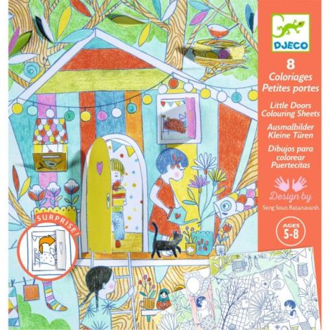 Planse Colorat Surprize Djeco | Jocurile Nineina - imagine 2