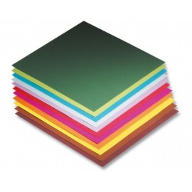 Set 500 coli Hartie Origami 10x10 cm Folia Paper