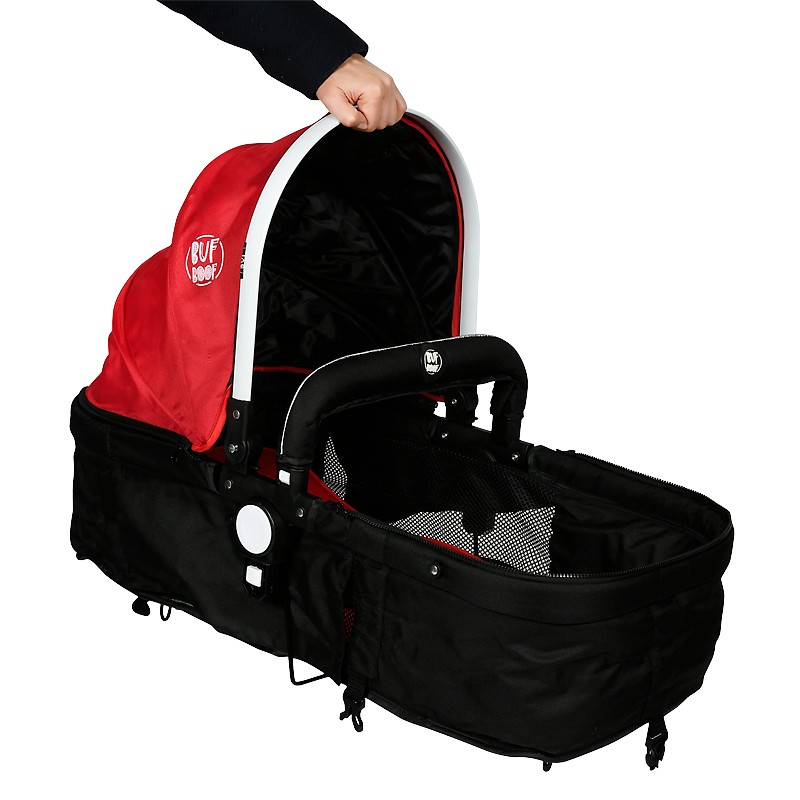 Carucior 2 in 1 Reversibil Buf Boof X2 Red, 0-36 luni - imagine 5