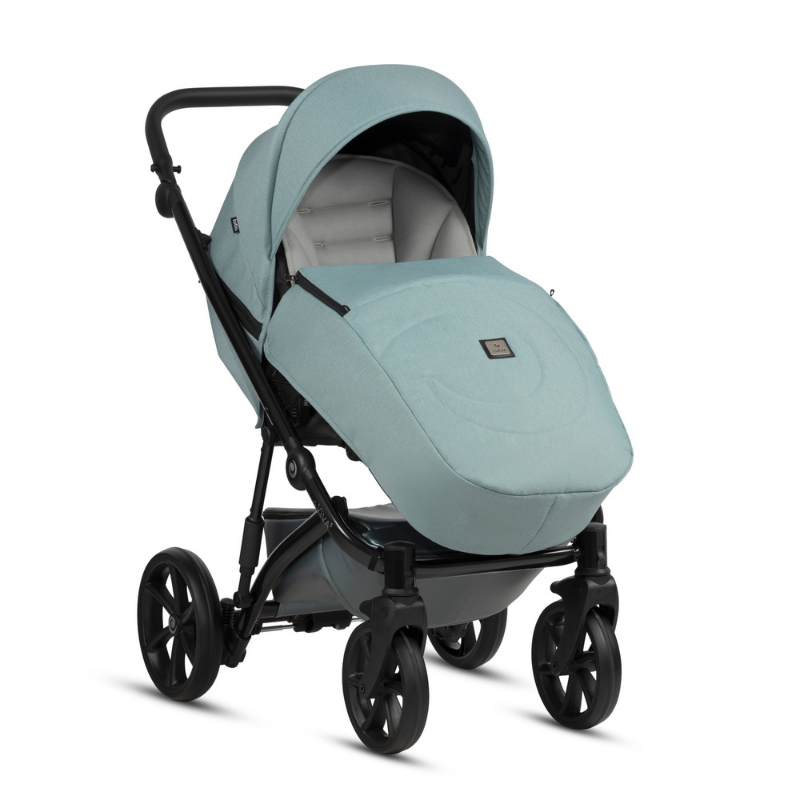 Carucior 2in1 Tutis Viva 5+ Turquoise Piele Ecologica - imagine 5