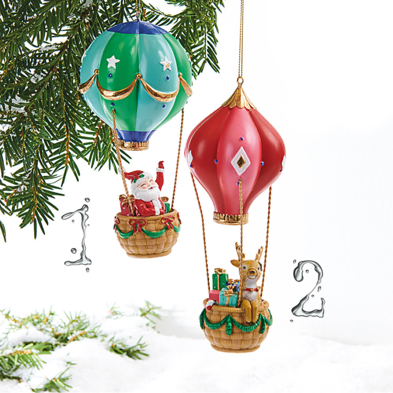 Ornament Brad Moș Crăciun 17 cm | Ema - imagine 3