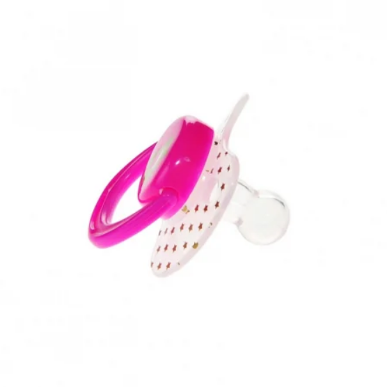 Suzeta Silicon Rotundă Minut Baby 12+ Roz - imagine 2