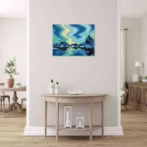 Creează Aurora Boreală - Pictură pe Numere Ravensburger - imagine 6