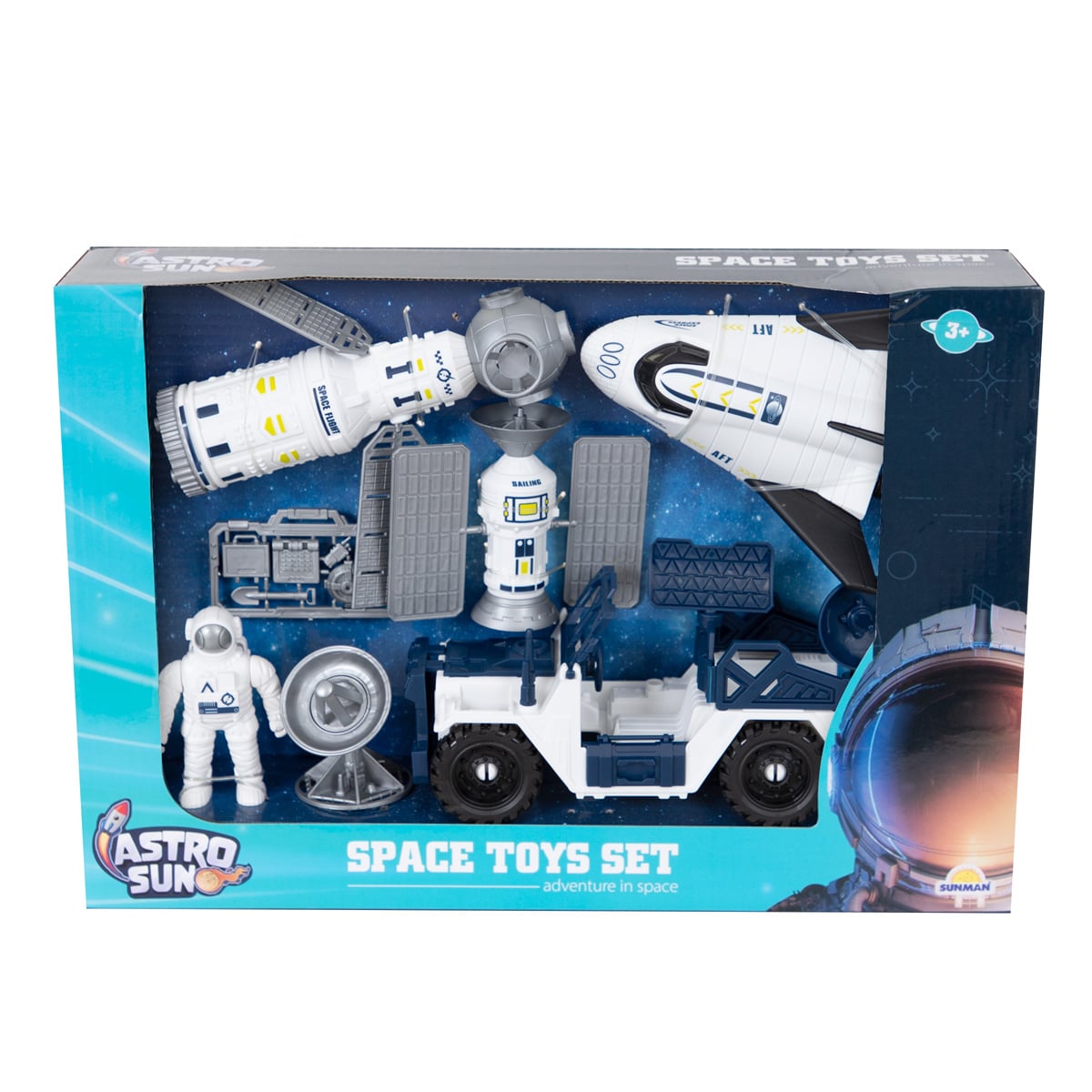 Set Vehicule Spatiale si Astronaut Sunman