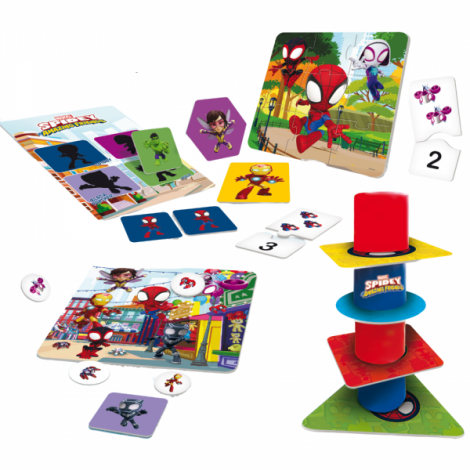 Set 10 Jocuri Educative Lisciani Spider-Man - imagine 4