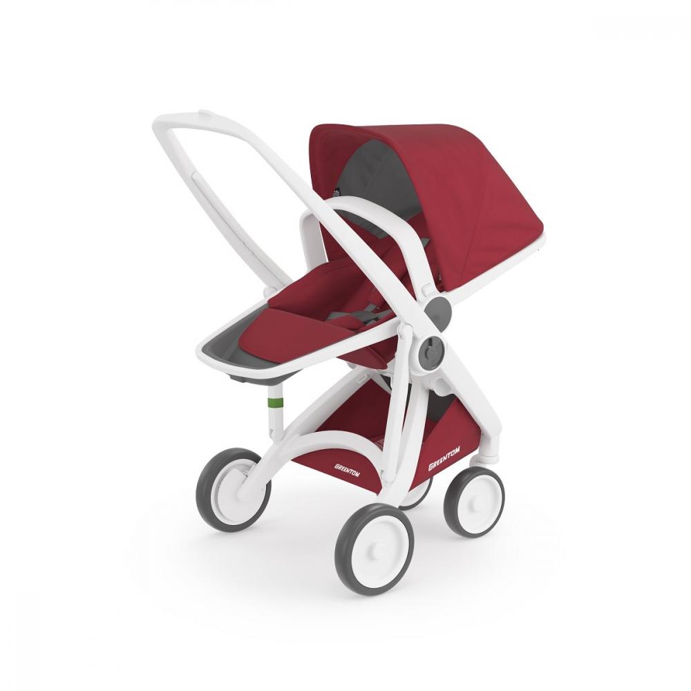 Carucior 2 in 1 Greentom White Cherry, Ecologic - imagine 5