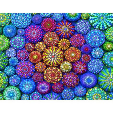 Ravensburger Mandala Curcubeu 2000 piese - Relaxare - imagine 2