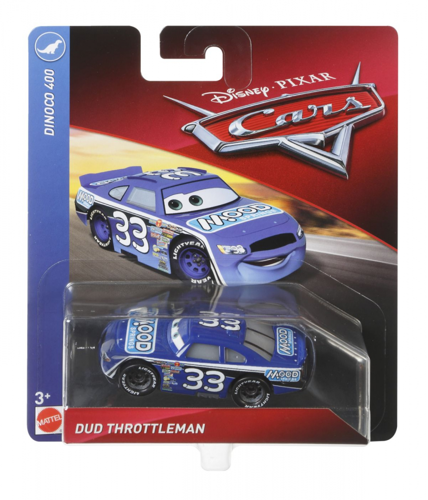 Mașinuță Metalică Cars3 Dud Throttleman Mattel