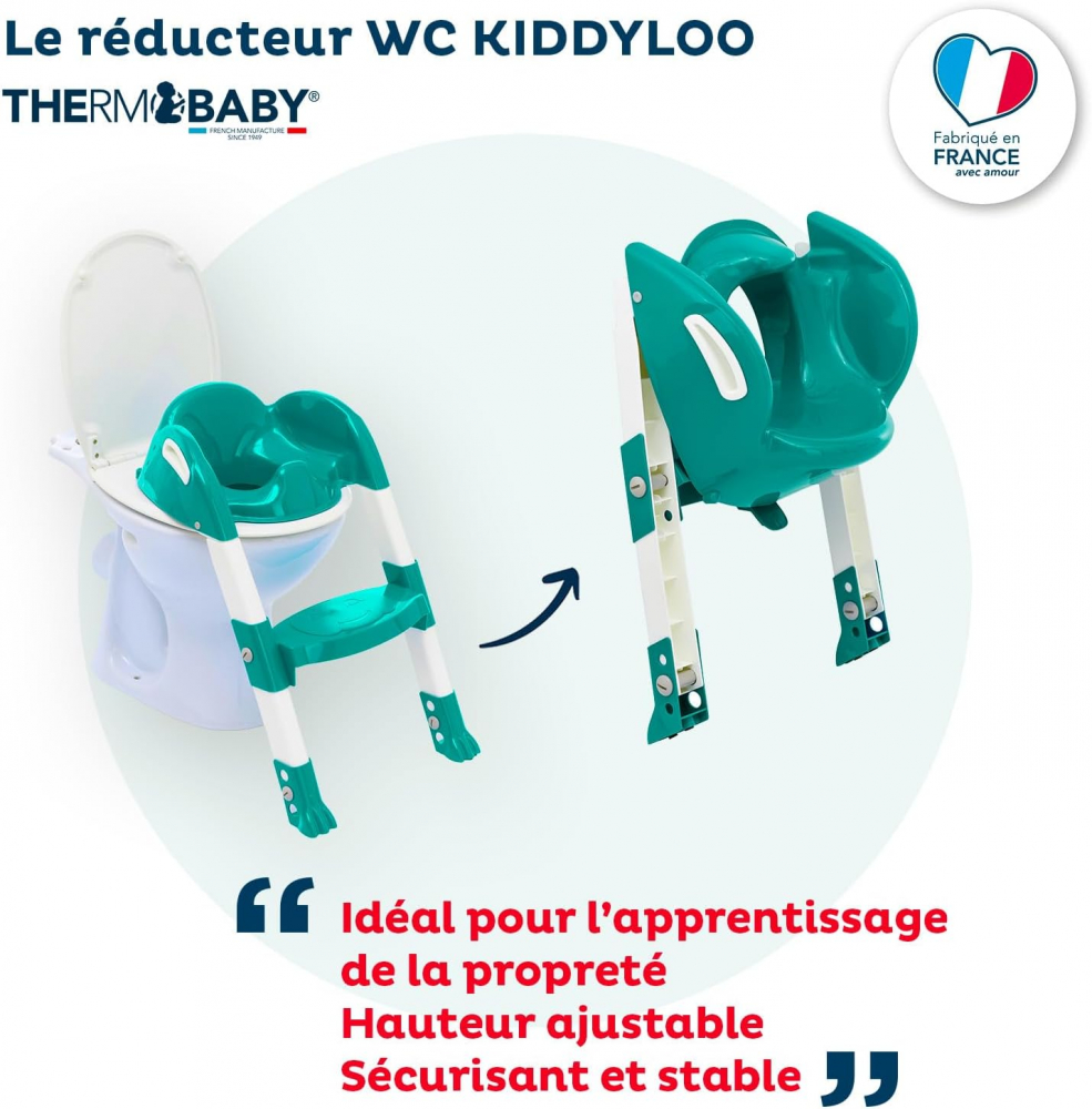 Reductor toaleta cu scarita Thermobaby Kiddyloo - imagine 6