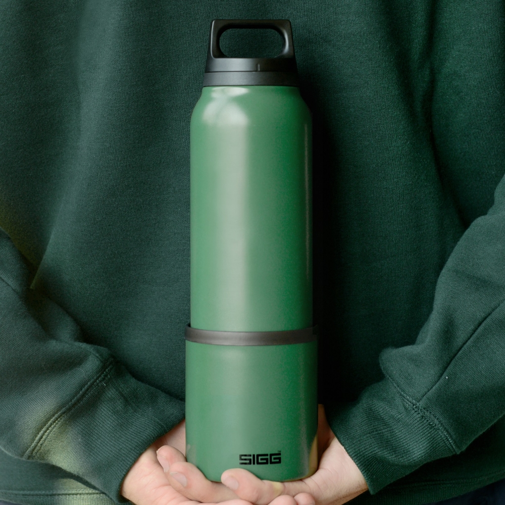 Termos SIGG Leaf Green 0.75L Otel Inoxidabil - imagine 2