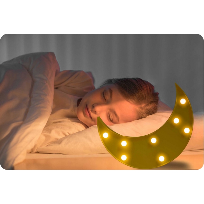 Lampa de veghe Nukido Moon LED Galben - imagine 2