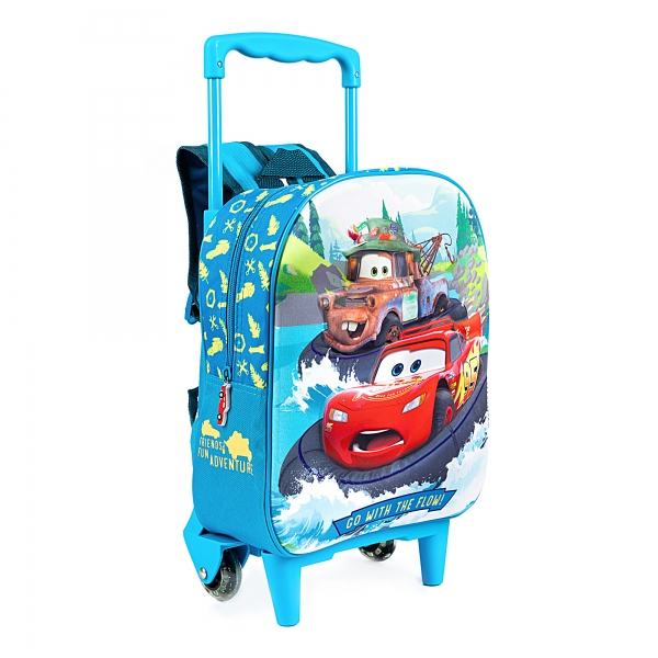 Ghiozdan Troller Disney Cars cu Roti