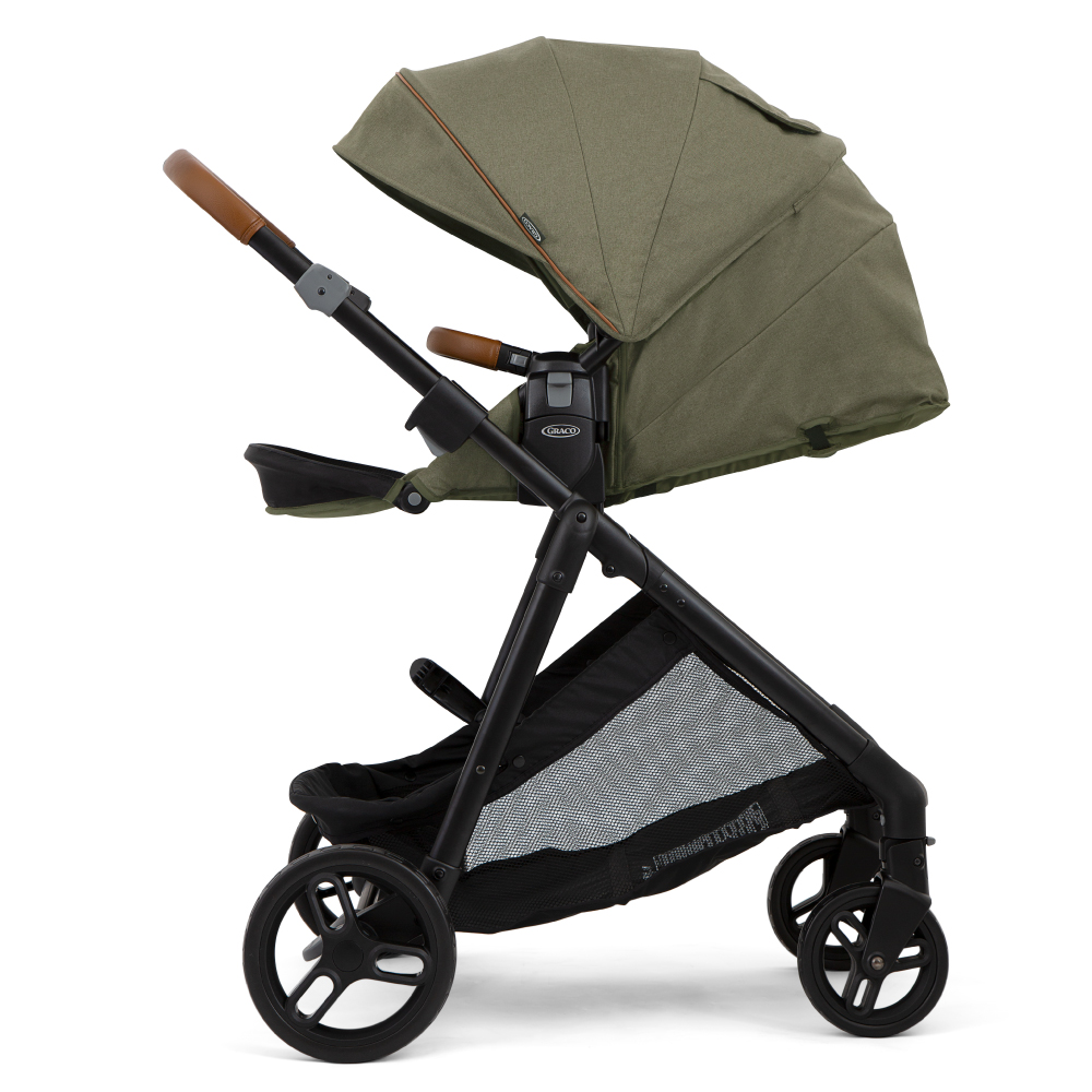 Carucior 3 in 1 Graco Near2Me Khaki i-Size - imagine 6