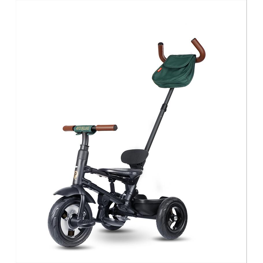 Tricicleta QPlay Rito Deluxe Verde, Pliabilă - imagine 11