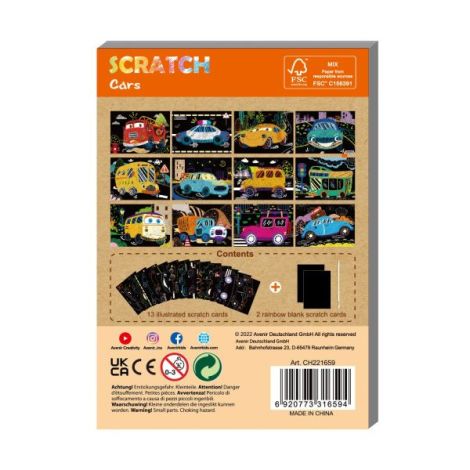 Set Scratch Art Masini Avenir | Jucarie Creativa - imagine 4