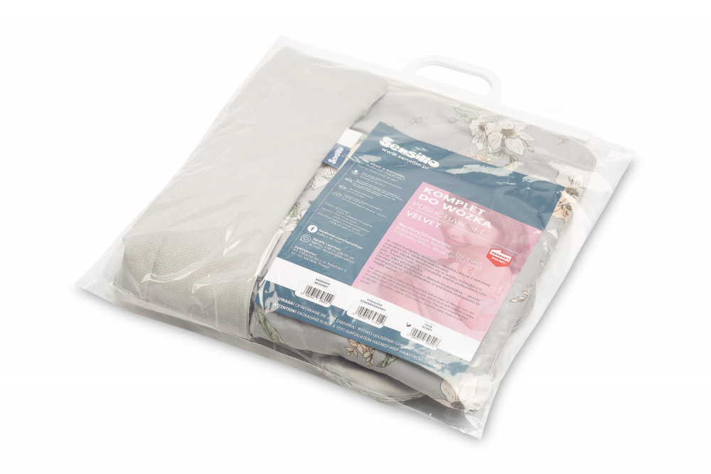 Set Sensillo Lily Grey Pernă Pilota Antialergică - imagine 2