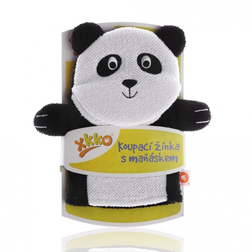 Mănușă Baie Panda XKKO - Igienă și Distracție