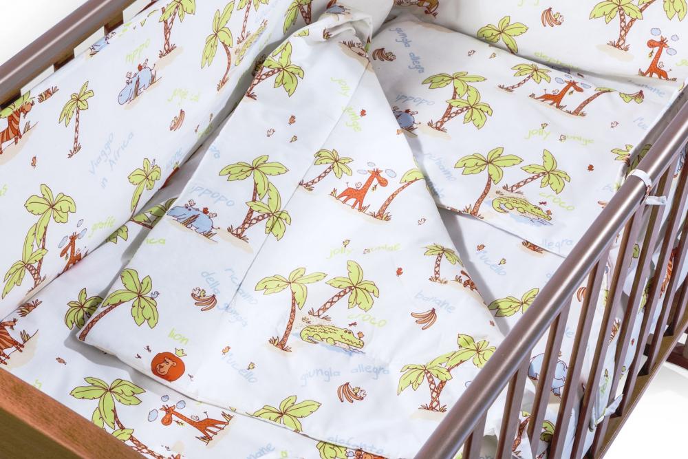 Somnart Jungle Set Complet Patut Bebe 5 Piese - imagine 3