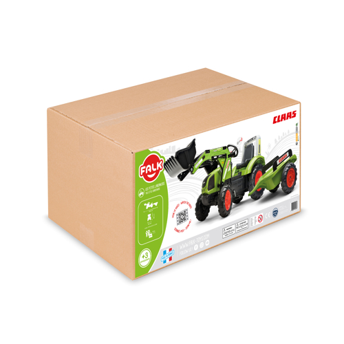 Tractor Falk Claas cu pedale și încărcător