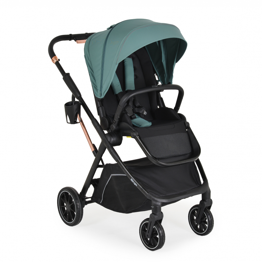 Carucior 2in1 Moni Bingo Marine Green - imagine 5