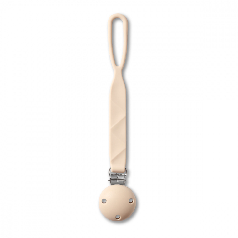 Lant suzeta Babyono Bej Silicon | Antipierdere - imagine 5