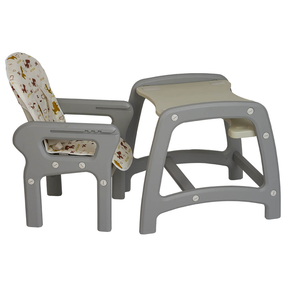 Scaun de masă multifuncțional crem Kidscare - imagine 3