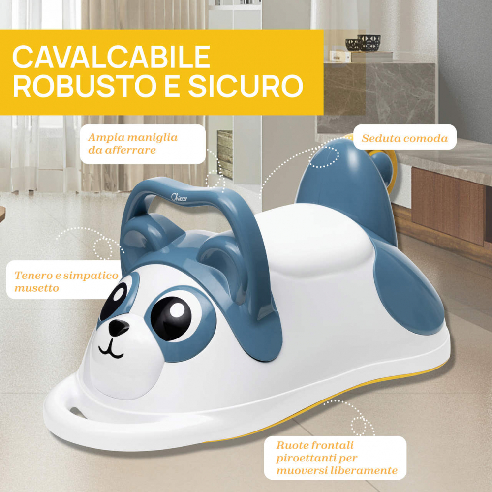 Chicco Panda Montessori Ride-on 3 în 1 - imagine 2