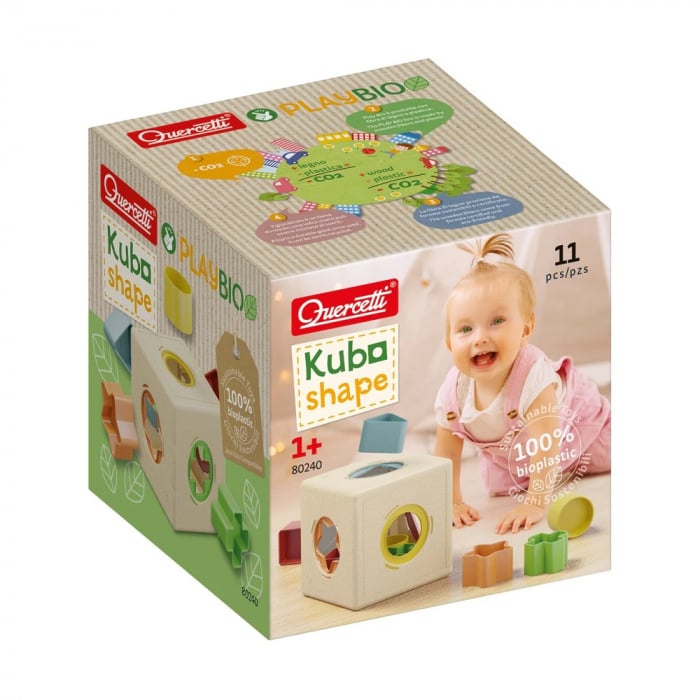 Quercetti Kubo Shape Bio | Jucarie educativa culori