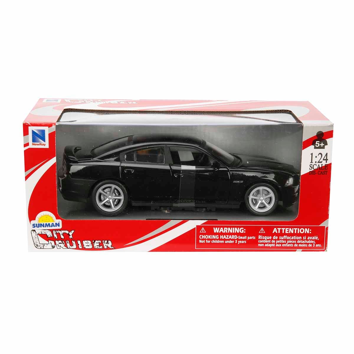 Model Dodge Charger 1:24 New Ray, Metal