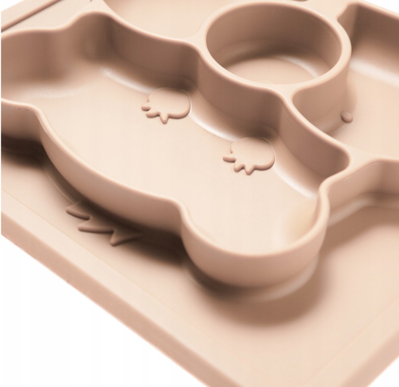 Platou Silicon Kidnort Anti-alunecare Bej - imagine 3